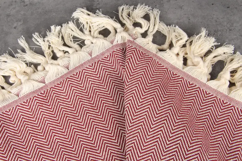 Organic Towel, Summer Gift, Turkish bath towel, 70x40 Cotton Herringbone Towel, Thin towel, Handwoven organic Turkish towel for spa, Bridal Gifts - 4