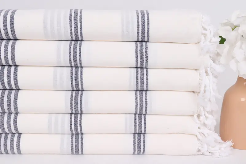Bachelorette Gifts, Custom Towel, 70x40 Cotton Striped Towel, Turkish Towel Beach, Vegas Bachelorette Party Favors, Boyfriend Christmas Gift - 3