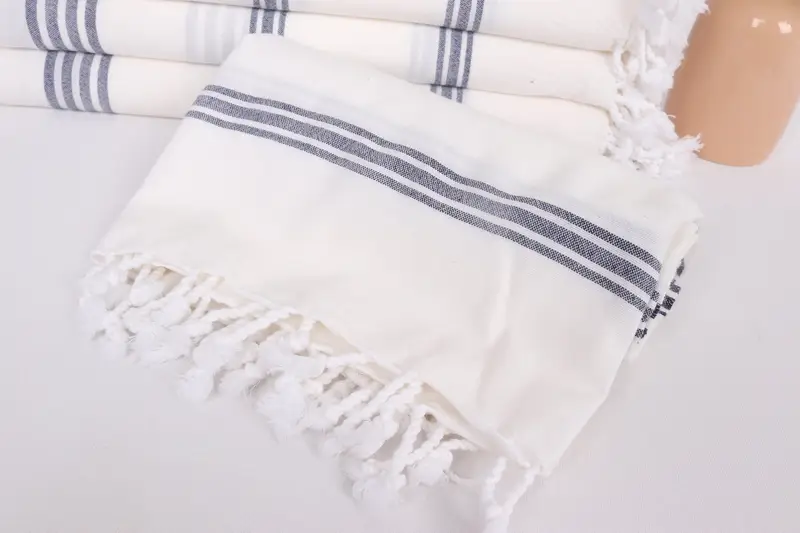 Bachelorette Gifts, Custom Towel, 70x40 Cotton Striped Towel, Turkish Towel Beach, Vegas Bachelorette Party Favors, Boyfriend Christmas Gift - 4