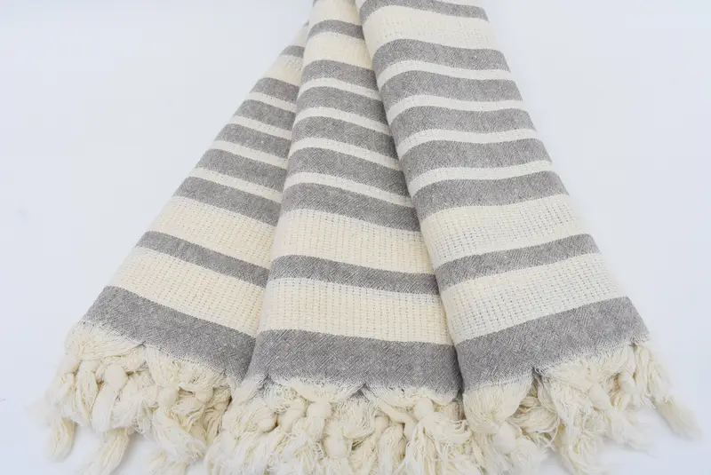 Bridal Shower Gift, Spa Towel, Beach Towel Gift, Birthday Gift, 70x34 Cotton Striped Towel, Wedding Gifts Towel, Florida Bachelorette Party Favors - 2