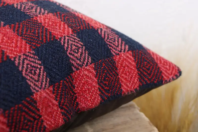 Interior Designer Pillow, Armchair Pillow Sham, Cushion, 12x12 Red Cushion Case, Decorative Throw Pillow, Gift Pillow, Boho Pillow - 6