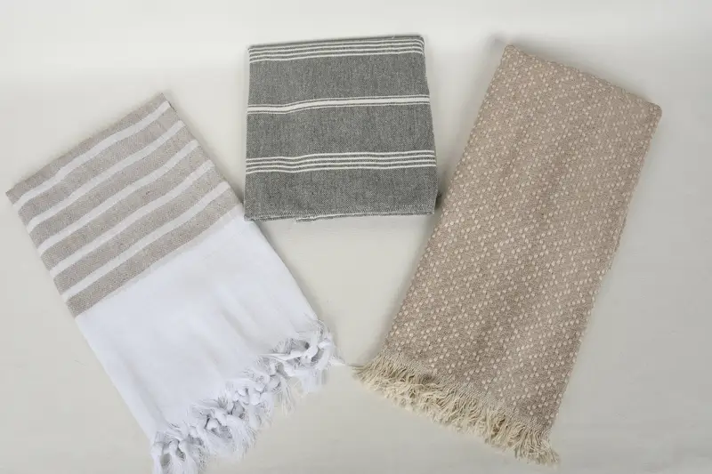 Turkish Beach Towel Monogram, 70x40 Cotton Set of 10 Towel, Turkish towel, Custom Towel, Boyfriend Christmas Gift, Personalized Beach Towel - 7