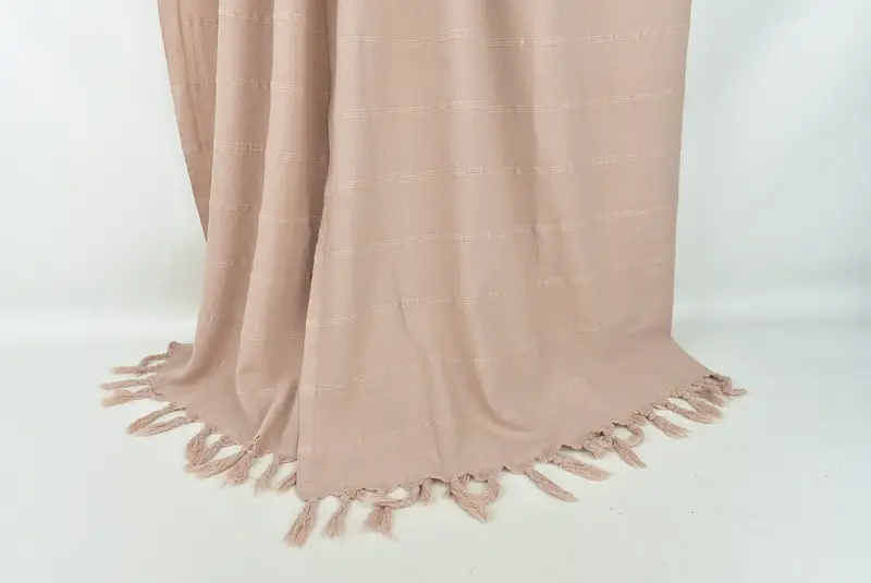 Woven Throw Blanket, Personalized Blanket, Turkish Bedcover, Bridal Shower Gift, 92x70 Cotton Stonewashed Towel, Bohemian Bedspread, Organic Throw - 8