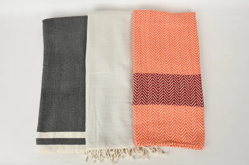 Travel towel, 70x40 Cotton Set of 10 Towel, Wedding Gifts Towel, Valentines Day Gift Idea, Bachelorette Beach Towel, Turkish beach towel - 8