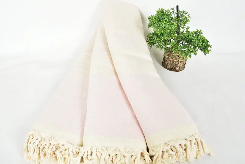 104x80 Cotton Diamond Towel, Custom Blanket, Organic Throw, Wedding For Favor, Housewarming Gift, Personalized Blanket, Thanksgiving Tablecloth - 4