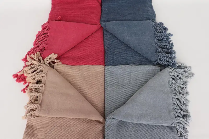 Soft towel, Christmas Favors, Custom Gift, Cotton towel, 70x32 Cotton Geometric Stonewashed Towel, Quick-dry travel peshtemal towel, Organic Towel - 4