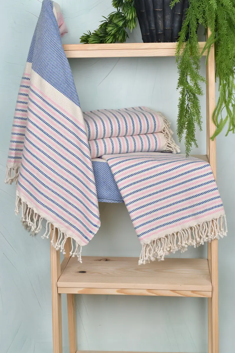 Bridal Shower Gifts, Yoga Towel, 70x40 Cotton Geometric Towel, Sand-free peshtemal towel for the beach, Thin towel, Housewarming Gift, Beach towel - 6