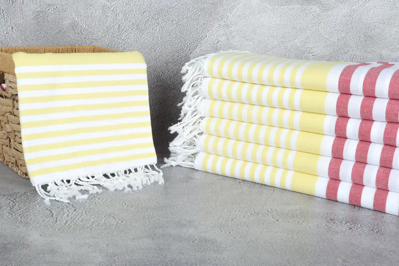 Personalized Gift, Peshtemal, Custom Gift, Luxury Turkish beach towel for summer vacation, 68x36 Cotton Striped Towel, Spa Towel, Organic towel - 3