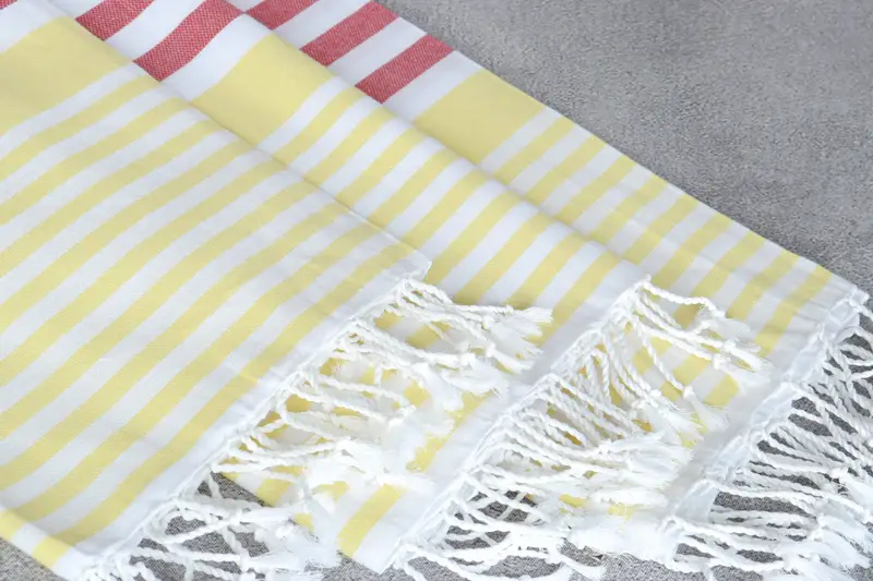 Personalized Gift, Peshtemal, Custom Gift, Luxury Turkish beach towel for summer vacation, 68x36 Cotton Striped Towel, Spa Towel, Organic towel - 5