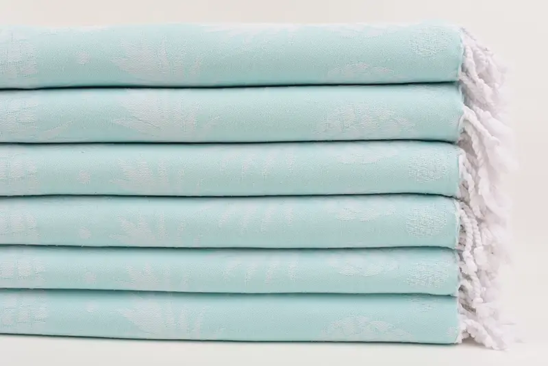 Bridesmaid Favors, Peshtemal Towel, Sand-resistant towel, 70x36 Cotton Pineapple Design Towel, Turkish beach towel, Beach Size Towel, Yoga Towel - 3