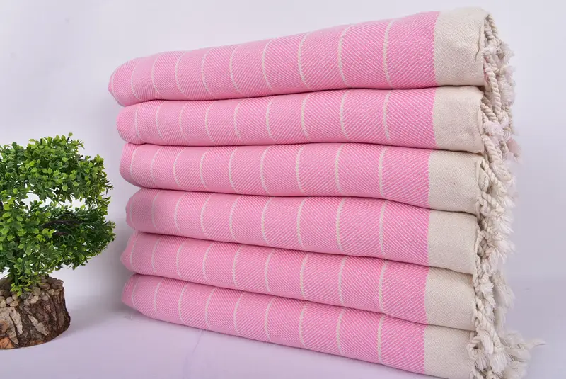 Large Turkish Towel, Personalized Gift For Her, 70x40 Cotton Herringbone Towel, Bachelorette Party Favors, Wedding Gifts Towel, Kids Beach Towel - 3