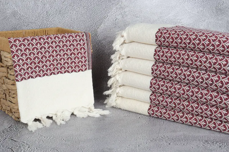 Monogram Hand Towel, Bridesmaid Gift Towel, Turkish Tea Towel, Custom Hand Towel, Bridal Shower Gift, Summer Towel, 34x18 Cotton Floral Design Towel - 3