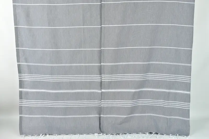 Throw Blanket, Best Friend Wedding Gift, Boyfriend Gift, Organic Beach Blanket, Personalized Gifts, Bachelorette Gifts, 88x60 Cotton Striped Towel - 7