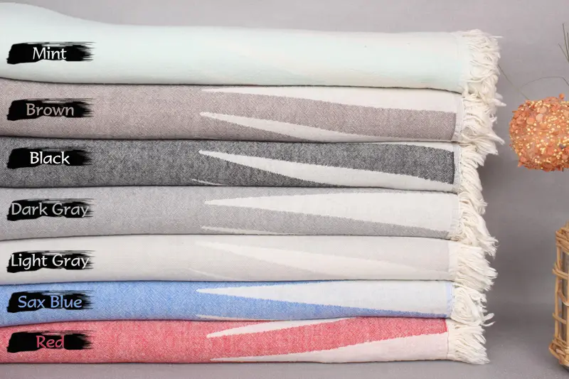 Bridesmaid Gift Organic Cotton Towel Sun Design, 36x71 Inches