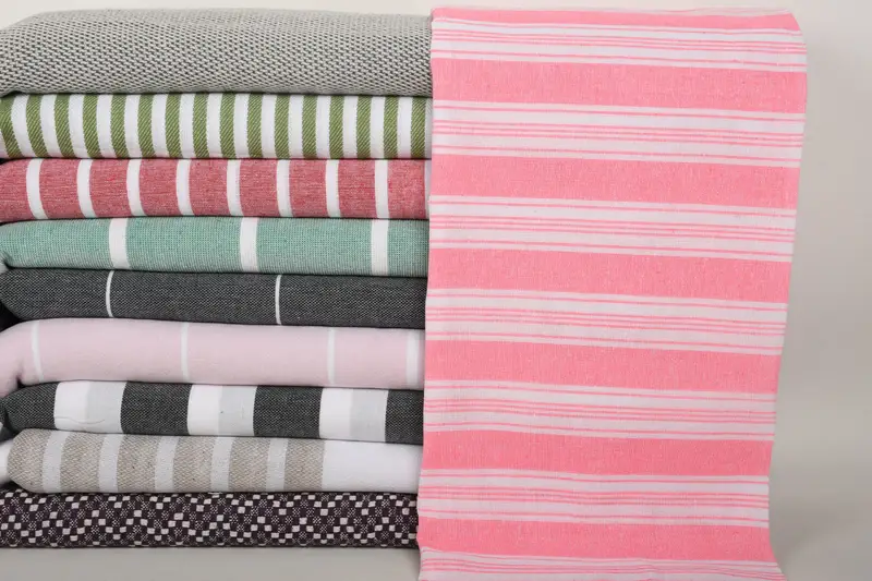 Gift For Mom, Organic cotton peshtemal for spa and beach, Turkish bath towel, 70x40 Cotton Set of 10 Towel, Custom Wedding Gift, Summer Gift - 2