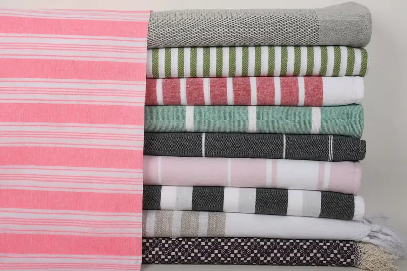 Gift For Mom, Organic cotton peshtemal for spa and beach, Turkish bath towel, 70x40 Cotton Set of 10 Towel, Custom Wedding Gift, Summer Gift - 1