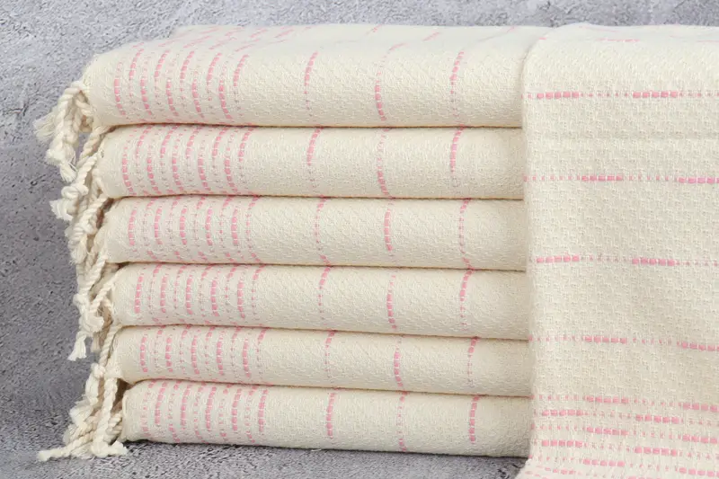 Christmas Hand Towel, Bachelorette Party Gifts For Bride, Wedding Favors, Turkish Tea Towel, Kitchen Towel, 36x18 Cotton Striped Design Towel - 1