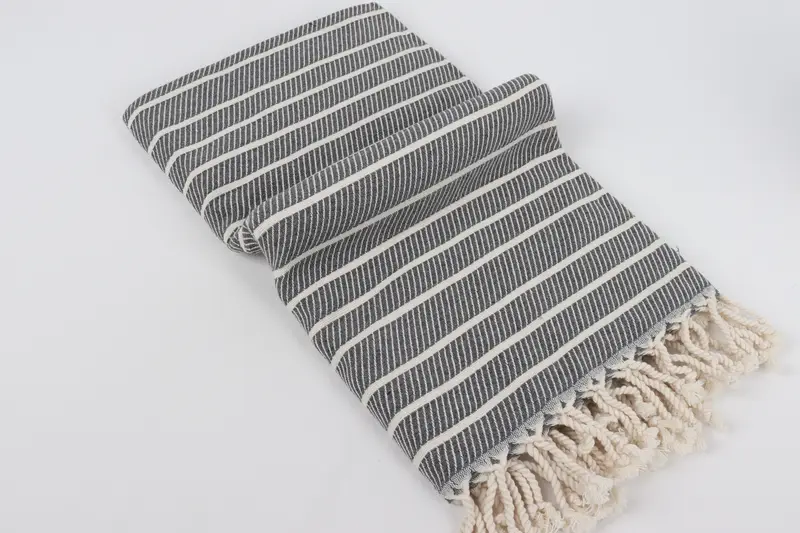 Gift Towel, Peshtemal Towel, 70x40 Bamboo Herringbone Towel, Beach Towel Gift, Custom Wedding Gift, Halloween Bachelorette Party Favors - 6