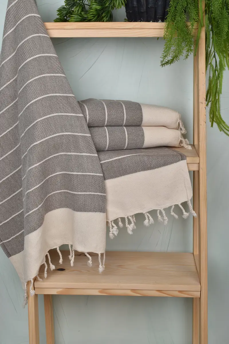 Personalized Gift, Personalized Home Gift Wedding, Wedding Favors, 36x16 Cotton Striped Towel, Personalized Kitchen Towel, Wedding Shower Gift - 6