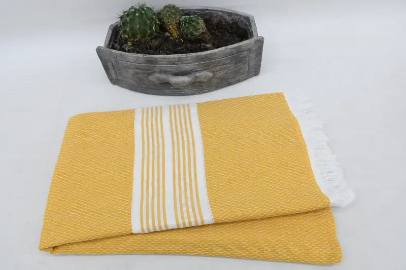 Monogrammed Beach Towel, Handmade Turkish hammam towel, 70x40 Cotton Striped Towel, Memorial Gift, Yoga Towel, Organic Turkish towel, Gifts For Him - 6