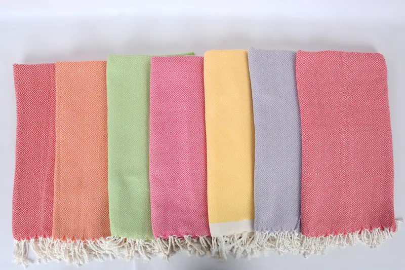 Absorbent towel, Gift Boxes Towel, Beach Wedding Favor, 70x38 Cotton Diamond Towel, Unique Wedding Gift, Bachelorette Gifts, Housewarming Gift - 3