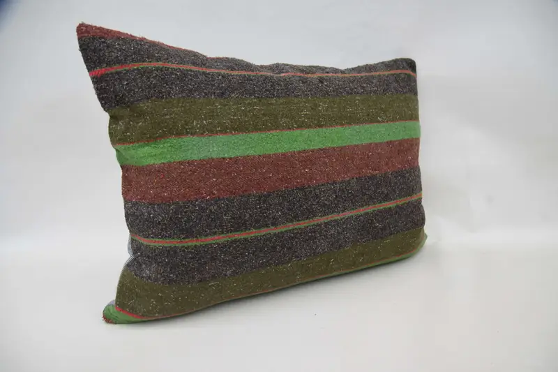 20x28 Green Cushion Case, Personalized Gift Pillow Pillow, Cushion Cover, Vintage Pillow, Boho Pillow, Vintage Pillow Case, Handmade Kilim Cushion - 3