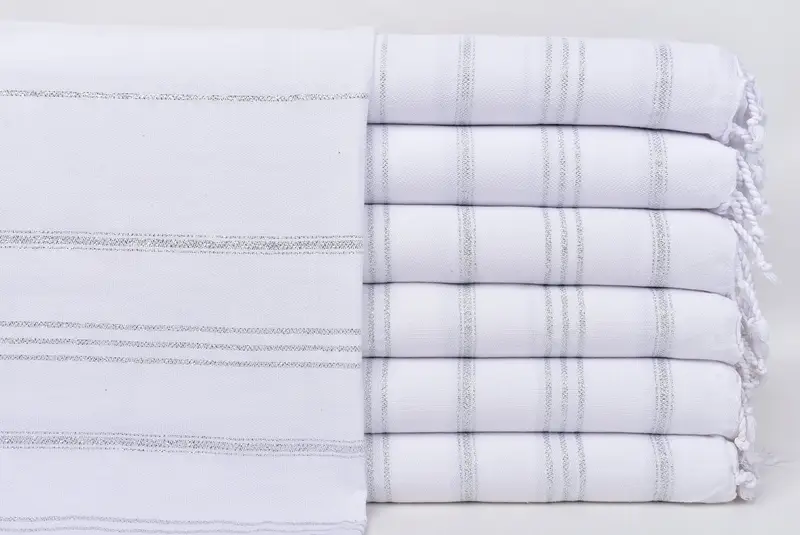 Düğün günü için hediye, küçük havlu, 40x24 pamuklu çizgili havlu, spa havlu, bekarlık partisi, mutfak havlu, Türk çay havlu, düğün iyilikleri - 1