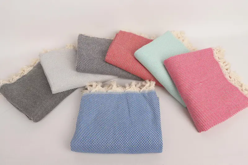 Hammam towel, Cotton towel, 70x40 Cotton Polka Dot Towel, Organic towel, Cancun Bachelorette Party Gift Ideas, Employee Gifts, Summer Towel - 3