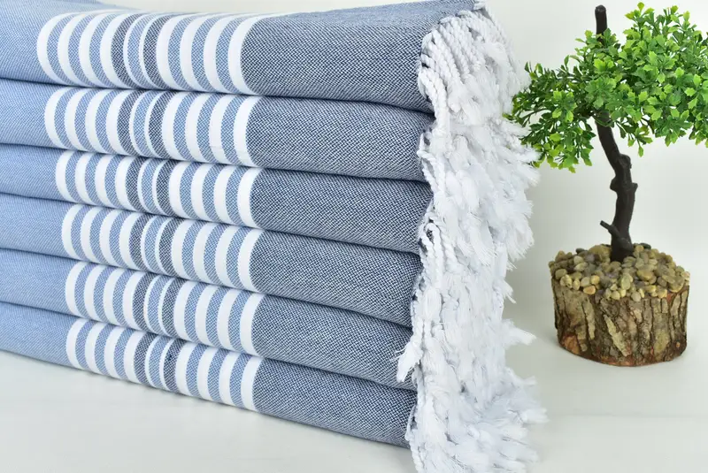Bachelorette Party Gifts Bridesmaids, Turkish Towel USA, Bridesmaid Favors, 68x40 Cotton Striped Towel, Organic Turkish towel, Summer Towel - 3