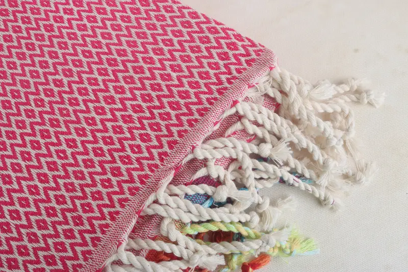 Birthday Gift, Organic Towel, Bachelorette Party Favors, 70x40 Cotton Diamond Towel, Beach Towel Gift, Custom Name Towel, Bridesmaid Gift Towel - 5