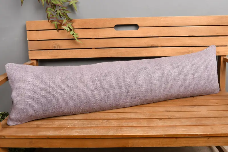 Graues südwestliches besticktes Wurfkissen, handgefertigtes rechteckiges Kissen