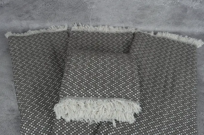 Housewarming Gift, Maid Of Honor Gift, Tablecloth, Bachelorette Party Gifts For Bride, 76x68 Cotton Herringbone Towel, Woven Throw Blanket - 4
