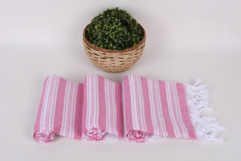 70x40 Cotton Striped Towel, Peshtemal, Organic cotton Turkish peshtemal towel, Spa Towel, Handmade Gift, Custom Gift, Bachelorette Party Decorations - 8
