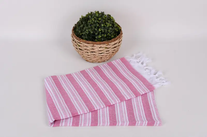 70x40 Cotton Striped Towel, Peshtemal, Organic cotton Turkish peshtemal towel, Spa Towel, Handmade Gift, Custom Gift, Bachelorette Party Decorations - 4
