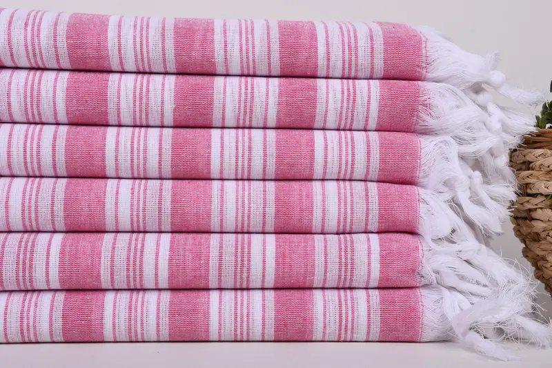70x40 Cotton Striped Towel, Peshtemal, Organic cotton Turkish peshtemal towel, Spa Towel, Handmade Gift, Custom Gift, Bachelorette Party Decorations - 2