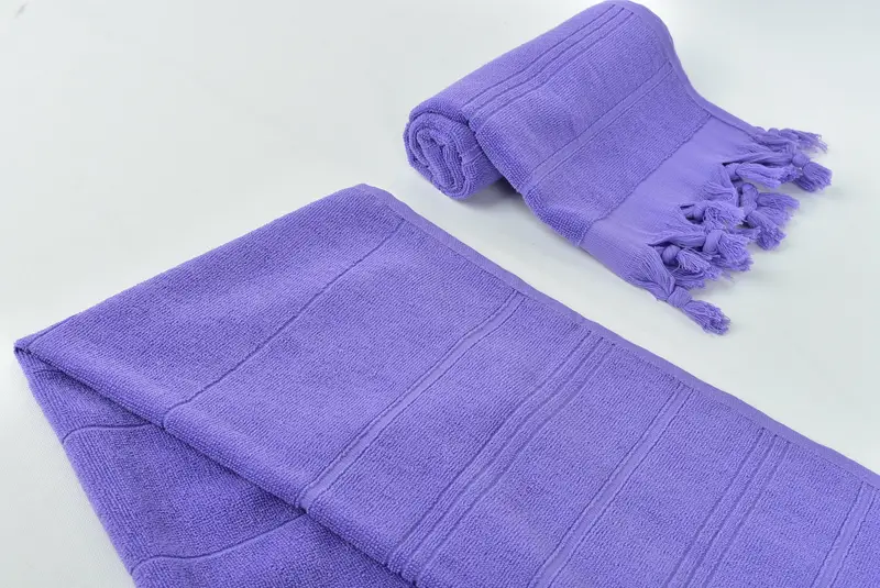 Wedding Gift, Bridesmaid Gifts, Summer Towel, 40x18 Cotton Striped Terry Towel, Wedding Gift For Bride, Bathroom Towels, Wedding Hand Made Gift - 7