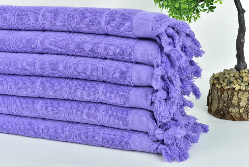 Wedding Gift, Bridesmaid Gifts, Summer Towel, 40x18 Cotton Striped Terry Towel, Wedding Gift For Bride, Bathroom Towels, Wedding Hand Made Gift - 3