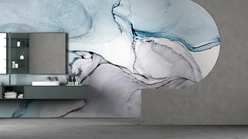 Zarif Baskılı Lüks Mermer Duvar Kağıdı: Alanınızı Dönüştürün