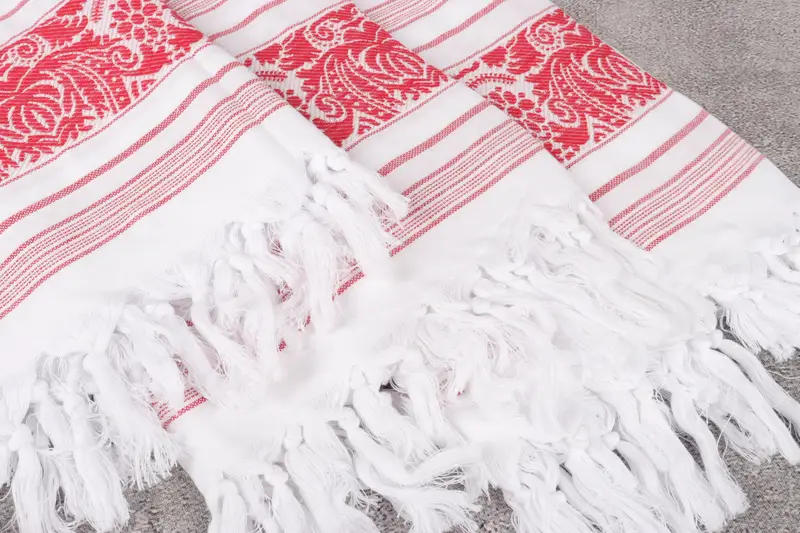 Peshtemal Towel, Fouta towel, Personalized Beach Towel, House Warming Gift, Unique Wedding Gift, Scarf Towel, 68x40 Cotton Scorpion Design Towel - 6