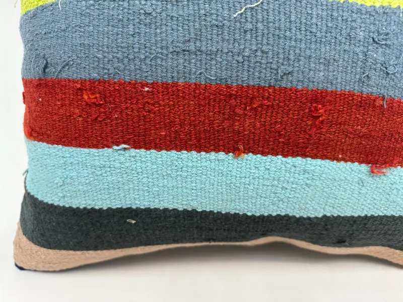 Turkish Kilim Pillow, Boho Pillow Sham Cover, 20x20 Green Cushion Cover, Traditional Cushion Cover, Pillow for Sofa, Colorful Pillow Sham, Pillow - 2