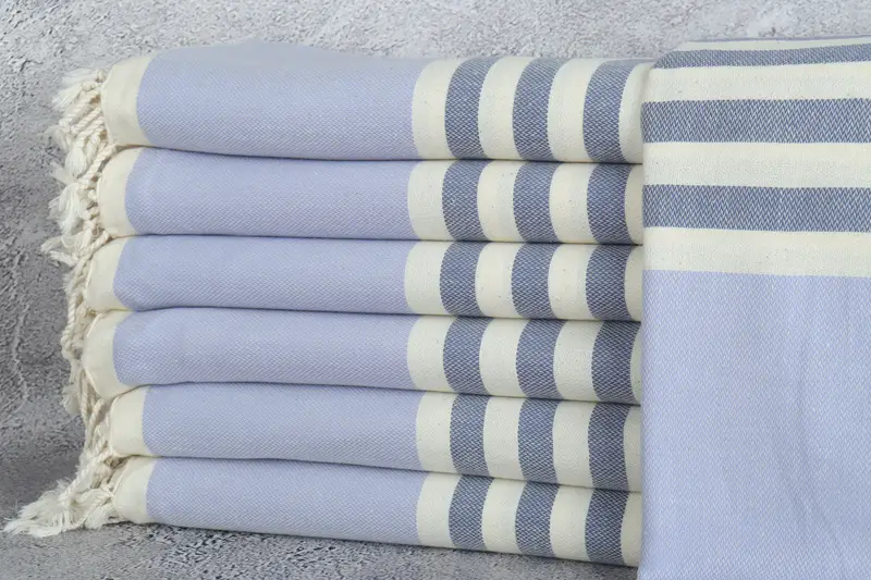Xmas Gifts, Beach Theme Bachelorette Party Gifts, 70x40 Cotton Striped Towel, Towel With Name, Thin towel, Personalized Turkish Towel, Travel towel - 1