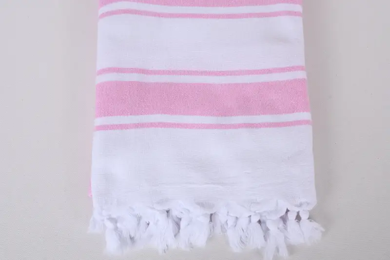 Organic Towel, Quick-dry towel, Hammam towel, Turkish towel bulk order for wedding gifts, Summer Gift, 68x36 Cotton Striped Terry Towel, Unique Gift - 3