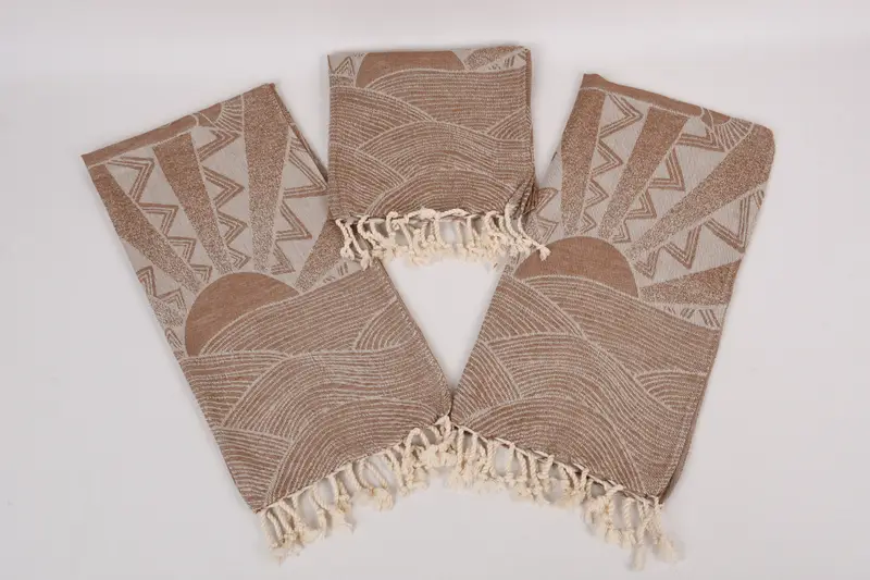 Monogram Mutfak Havlu, 36x18 Pamuklu Çizgili Tasarım Havlusu, Kişiselleştirilmiş Hediye, Konuk Havlusu, Türk El Havlusu, Damat Hediyesinin Annesi, Spa Havlu - 6