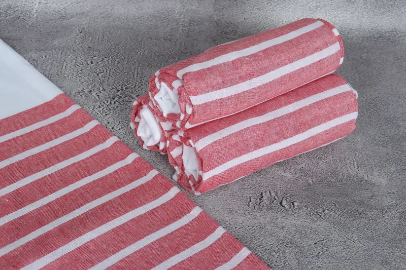 Valentines Day Gift For Her, 70x40 Cotton Striped Towel, Gift For Him, Custom Name Towel, Turkish Towel Beach, Bachelor Party Gifts, Beach towel - 8