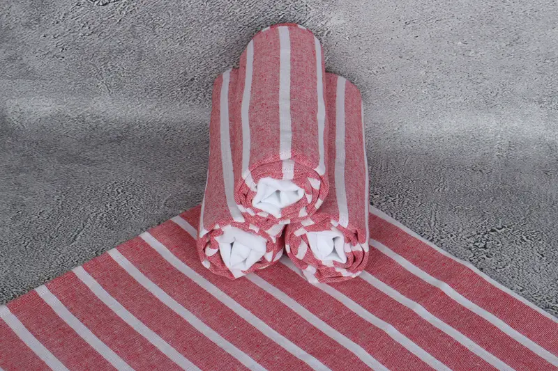 Valentines Day Gift For Her, 70x40 Cotton Striped Towel, Gift For Him, Custom Name Towel, Turkish Towel Beach, Bachelor Party Gifts, Beach towel - 7