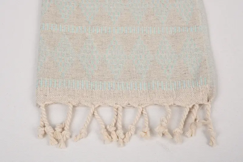 Büyükanne Hediyesi, Düğün Hediyesi, Nedime Hediyeleri, Türk Çay Havlusu, 40x20 Keten Kilim Tasarım Havlusu, Monogram Türk Banyo Havlusu, Ev Taşıma Hediyesi - 3