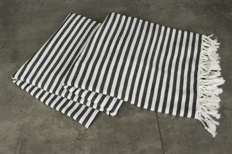 Throw Blankets, Custom Blanket, Large Beach Towel Personalized, 104x76 Cotton Striped Towel, Bridal Shower Gift, Bachelorette Party Favors - 5