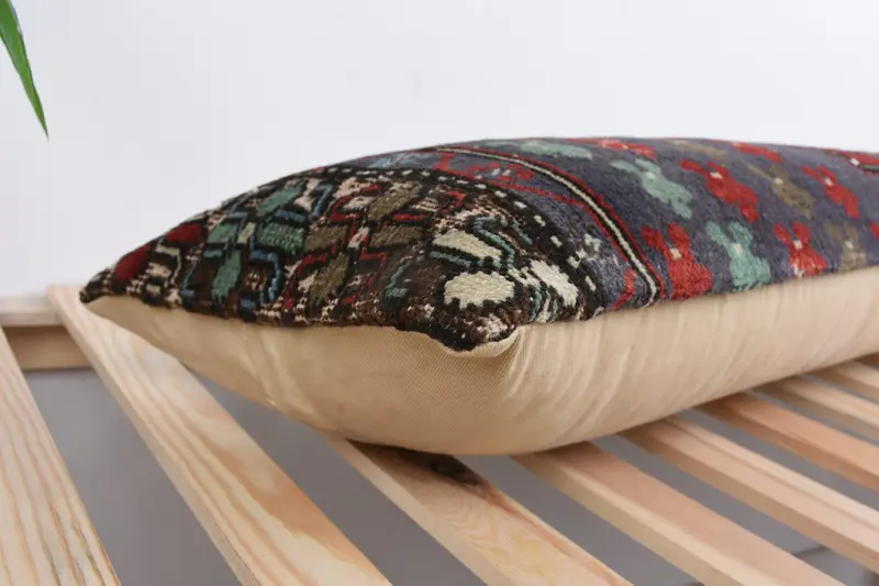 Vintage Pillow, 12x48 Red Cushion Cover, Pillow for Couch, Pillow, Personalized Gift Pillow Cushion, Vintage Kilim Pillow - 6