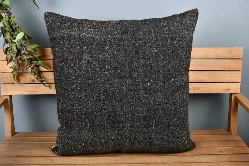 Interior Designer Pillow, 28x28 Brown Pillow, Wholesale Cushion Case, Vintage Kilim Throw Pillow, Pillow for Couch, Cushion Cover - 6
