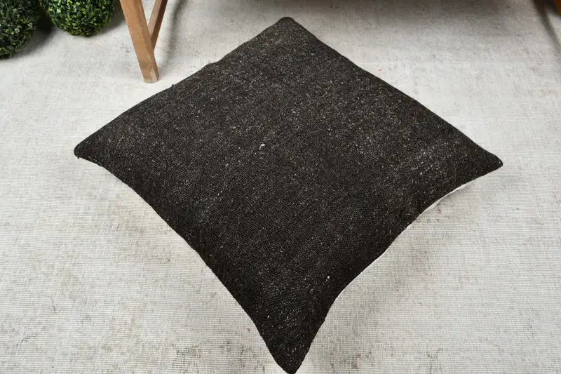 Interior Designer Pillow, 28x28 Brown Pillow, Wholesale Cushion Case, Vintage Kilim Throw Pillow, Pillow for Couch, Cushion Cover - 8